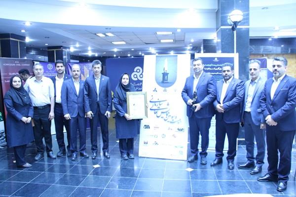 كسب تندیس سیمین تعالی سازمانی توسط شركت فولاد امیركبیر كاشان